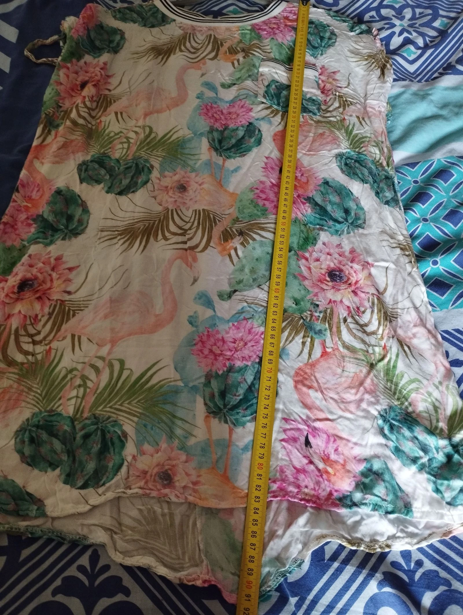 Korte jurk of tuniek xl tropisch – photo 4